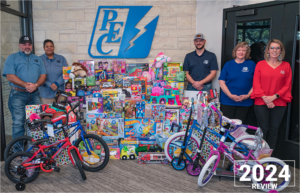 PEC and our employees donated more than 800 toys to local families during our 2024 Holiday Toy Drive.
